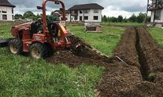 Копка траншей для водопровода в Лыткарино: цена за метр от 932 руб.
