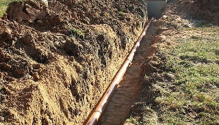 Копка траншей для водопровода в Лыткарино: цена за метр от 932 руб.